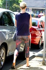 CHARLIZE THERON Heading to Yoga Class in Los Angeles08/23/2015