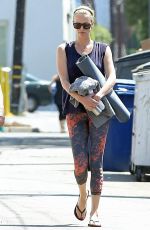 CHARLIZE THERON Heading to Yoga Class in Los Angeles08/23/2015