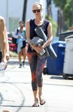 CHARLIZE THERON Heading to Yoga Class in Los Angeles08/23/2015