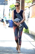 CHARLIZE THERON Heading to Yoga Class in Los Angeles08/23/2015