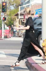 CHARLIZE THERON Out and About in Los Angeles 08/22/2015