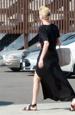 CHARLIZE THERON Out and About in Los Angeles 08/22/2015