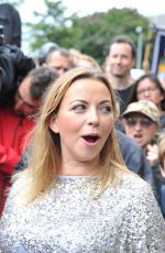 CHARLOTTE CHURCH at Protests Arctic Drilling in Front of Shell Centre in London 08/26/2015