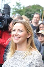 CHARLOTTE CHURCH at Protests Arctic Drilling in Front of Shell Centre in London 08/26/2015