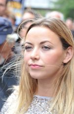 CHARLOTTE CHURCH at Protests Arctic Drilling in Front of Shell Centre in London 08/26/2015