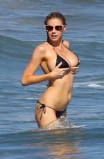 CHARLOTTE MCKINNEY in Bikini at a Beach in Malibu 08/09/2015