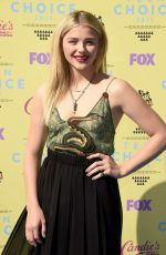 CHLOE MORETZ at 2015 Teen Choice Awards in Los Angeles