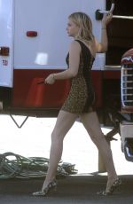 CHLOE MORETZ on the Set of Bad Neighbors 2 in Atlanta 08/27/2015