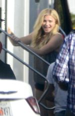 CHLOE MORETZ on the Set of Bad Neighbors 2 in Atlanta 08/27/2015