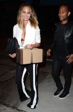 CHRISSY TEIGEN Arrives at Craig