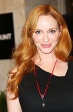 CHRISTINA HENDRICKS Night Out in New York 08/29/2015