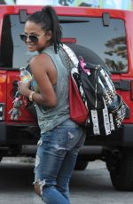 CHRISTINA MILIAN at Her Pop Up Shop in Los Angeles 08/12/2015
