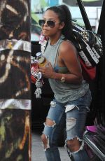 CHRISTINA MILIAN at Her Pop Up Shop in Los Angeles 08/12/2015