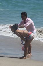 CHRISTINA MILIAN in Bikini on the Set of Grandfathered in Malibu 08/10/2015