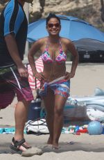 CHRISTINA MILIAN in Bikini on the Set of Grandfathered in Malibu 08/10/2015