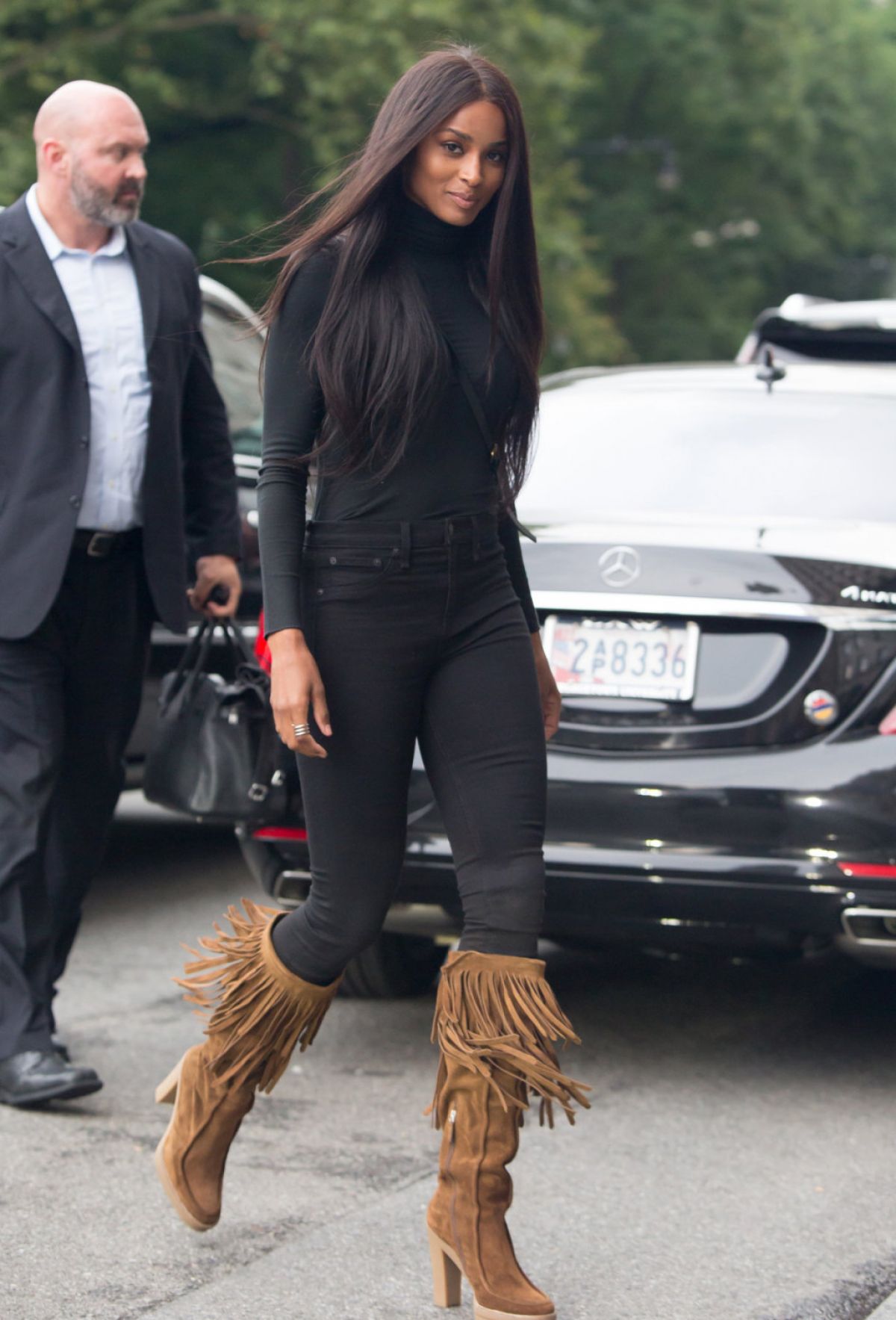 CIARA Leaves IMG Models Office in New York 08/11/2015 – HawtCelebs