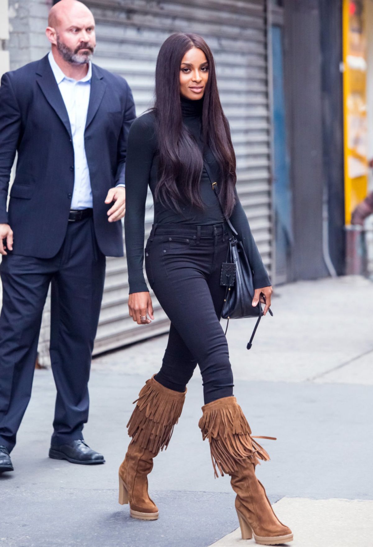 CIARA Leaves IMG Models Office in New York 08/11/2015 – HawtCelebs