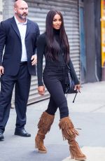 CIARA Leaves IMG Models Office in New York 08/11/2015