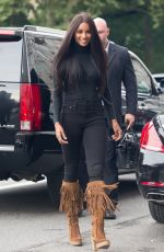 CIARA Leaves IMG Models Office in New York 08/11/2015