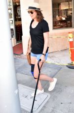 COBIE SMULDERS Leaves a Doctors Office in Beverly Hills 08/07/2015
