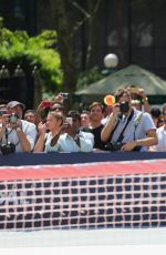 CONSTANCE JABLONSKI at Tommy Hilfiger and Rafael Nadal Launch Global Brand Ambassadorship in New York
