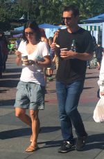 COURTNEY COX at Disneyland 08/04/2015