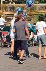 COURTNEY COX at Disneyland 08/04/2015