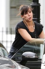 DAISY LOWE Out and About in London 08/27/2015
