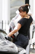 DAISY LOWE Out and About in London 08/27/2015