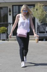 DAKOTA FANNING Out and About in Beverly Hills 08/20/2015