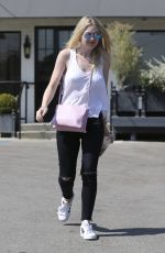 DAKOTA FANNING Out and About in Beverly Hills 08/20/2015
