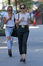 DAKOTA JOHNSON Out and About in New York 08/28/2015