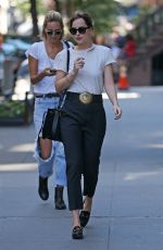 DAKOTA JOHNSON Out and About in New York 08/28/2015