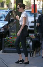 DAKOTA JOHNSON Out and About in New York 08/28/2015