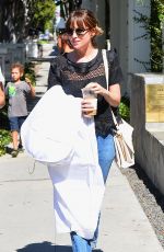 DAKOTA JOHNSON Out Shopping in Los Angeles 08/04/2015