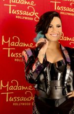 DEMI LOVATO at Her Wax Figure Launch at Madame Tussaud Museum in Hollywood