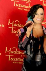DEMI LOVATO at Her Wax Figure Launch at Madame Tussaud Museum in Hollywood