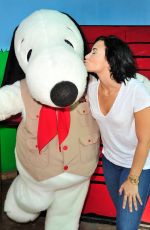 DEMI LOVATO Celebrates Her 23rd Birthday at Knott
