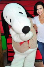 DEMI LOVATO Celebrates Her 23rd Birthday at Knott