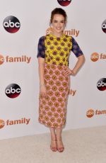 ELIZABETH HENSTRIDGE at Disney ABC 2015 Summer TCA Tour in Beverly Hills