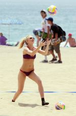 ELLE EVANS in Bikini at a Beach in Malibu 07/31/2015