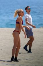 ELLE EVANS in Bikini at a Beach in Malibu 07/31/2015