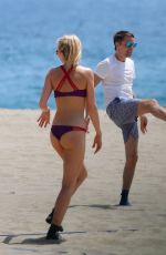 ELLE EVANS in Bikini at a Beach in Malibu 07/31/2015