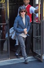 ELLEN PAGE Leaves The Bowery Hotel in New York 08/05/2015