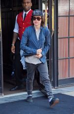 ELLEN PAGE Leaves The Bowery Hotel in New York 08/05/2015