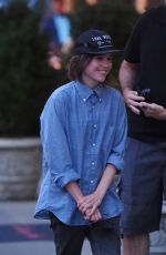 ELLEN PAGE Out for Dinner in New York 08/04/2015