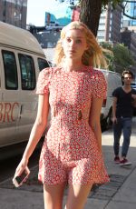 ELSA HOSK Out and About in New York 08/04/2015