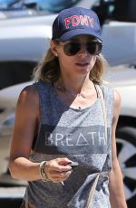 ELSA PATAKY in Tank Top and Shorts Out in Malibu 08/12/2015