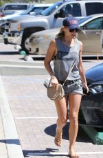 ELSA PATAKY in Tank Top and Shorts Out in Malibu 08/12/2015