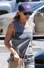 ELSA PATAKY in Tank Top and Shorts Out in Malibu 08/12/2015